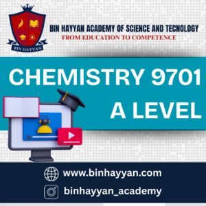 CHEMISTRY - 9701
