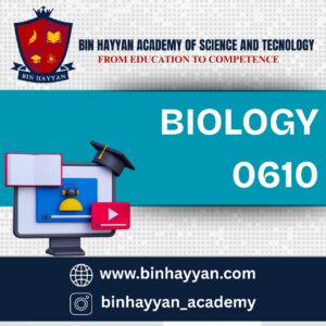 BIOLOGY - 610