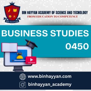 Business Studies - 0450
