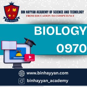BIOLOGY - 0970